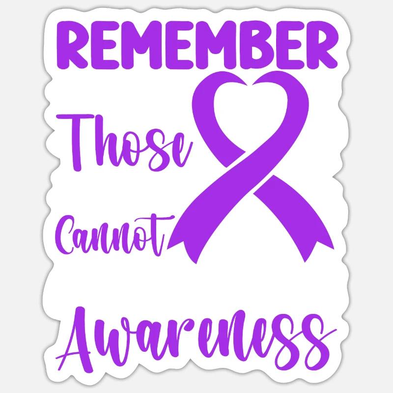 Remember For Those Who Cannot Dementia Sticker size S (10 x 10 cm)