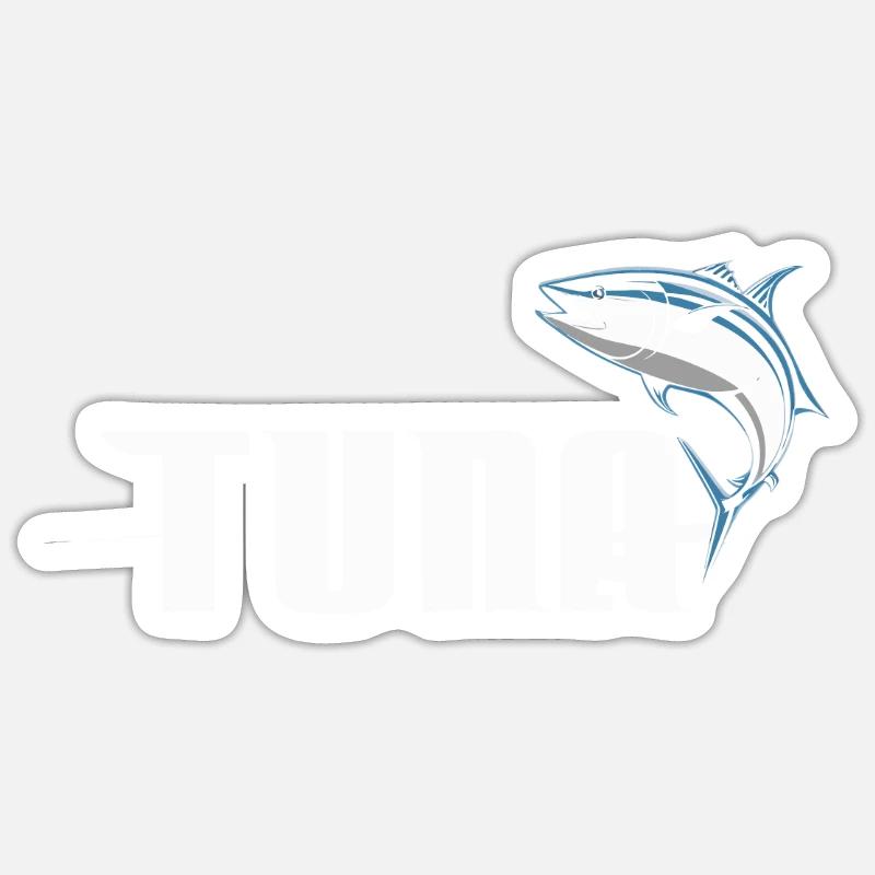 Thunfisch Sticker Größe S (10 x 10 cm)