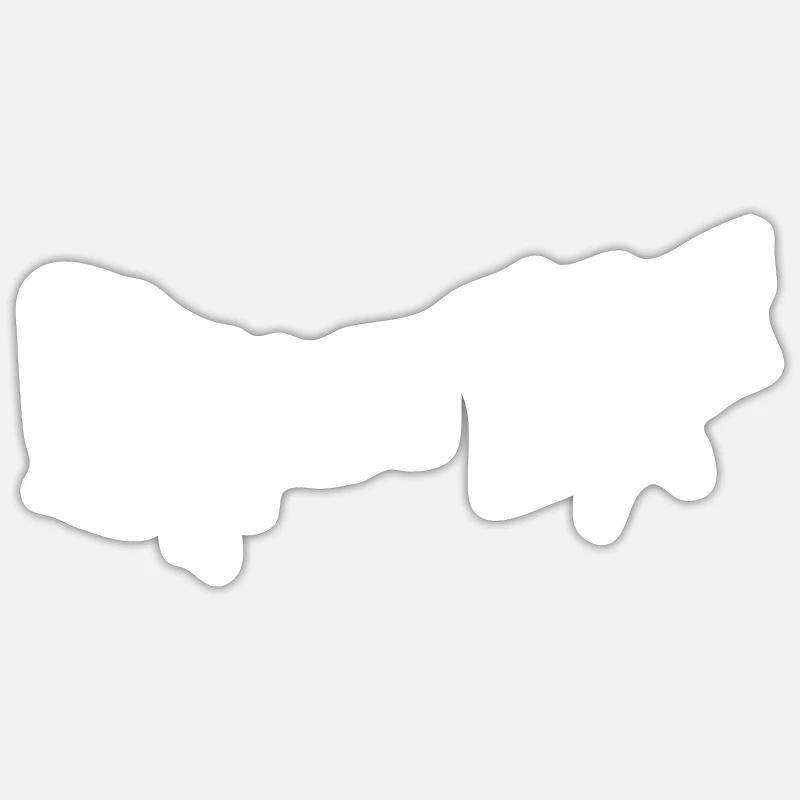 Ghost Bait Spooky Lettering | Ghost Bait - Sticker size S (10 x 10 cm) - white matte