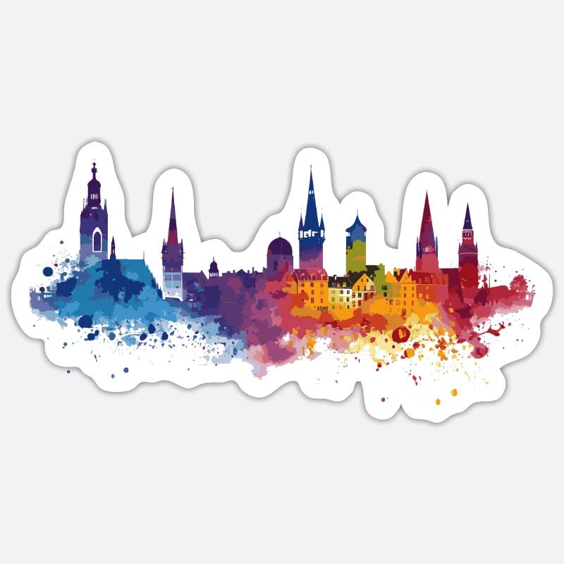 Bocholt - Sticker size S (10 x 10 cm) - white matte