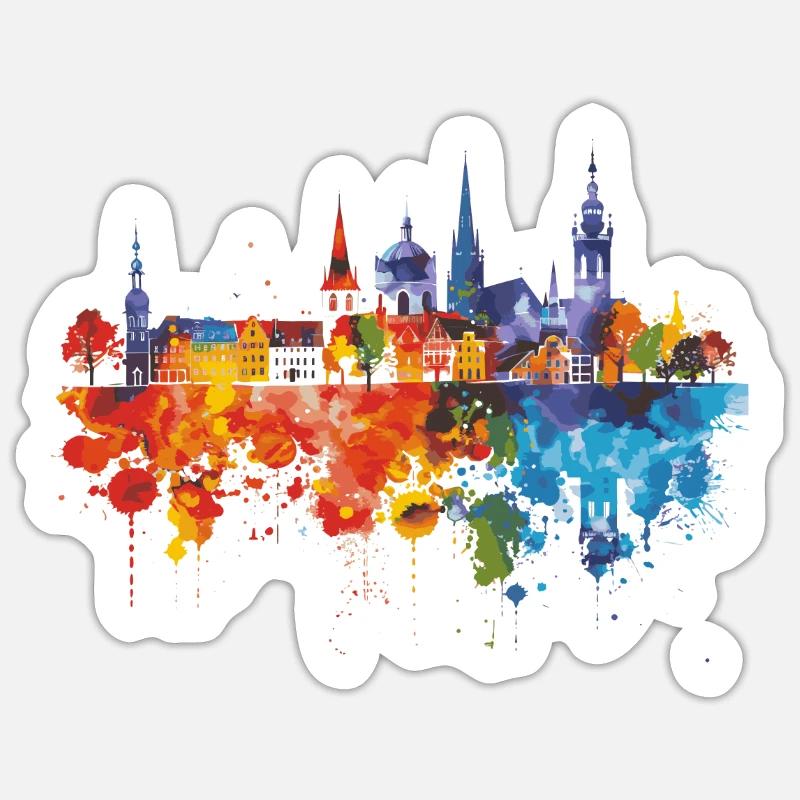 Böblingen - Sticker size S (10 x 10 cm) - white matte