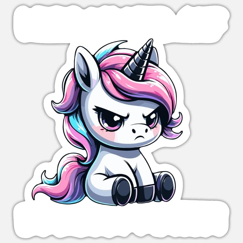 J’ai reg mi ned sur le dialecte licorne Sticker taille S (10 x 10 cm)