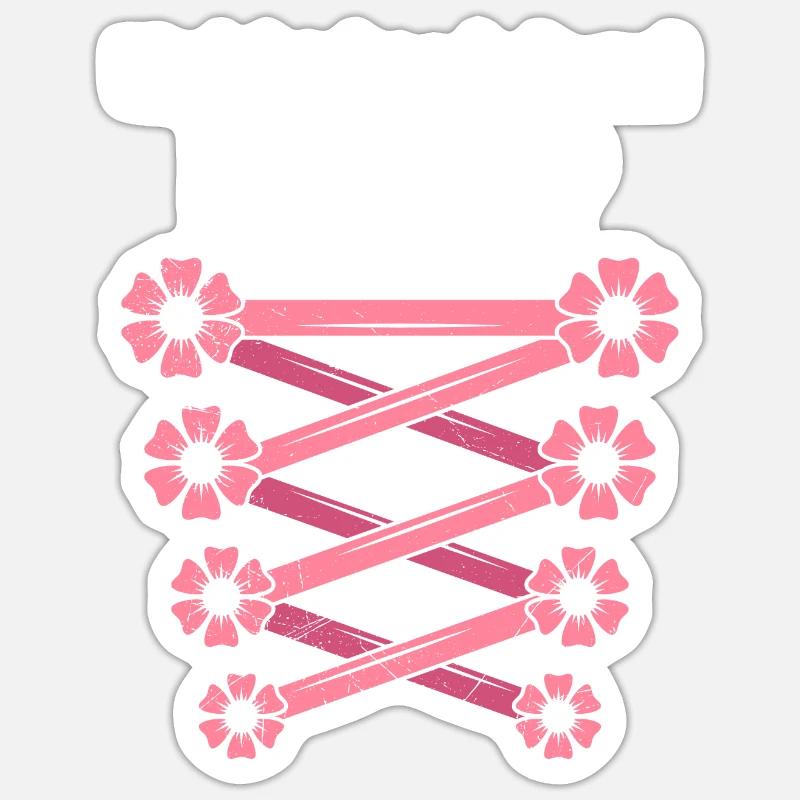 Today without Dirndl Replacement Dirndl Women Sticker size S (10 x 10 cm)