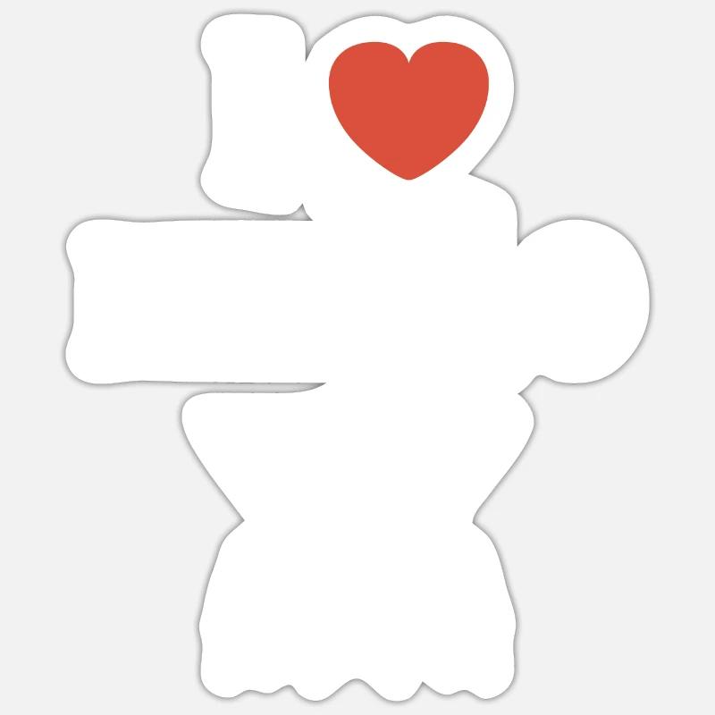 KENDO - Sticker Größe S (10 x 10 cm) - Mattweiß