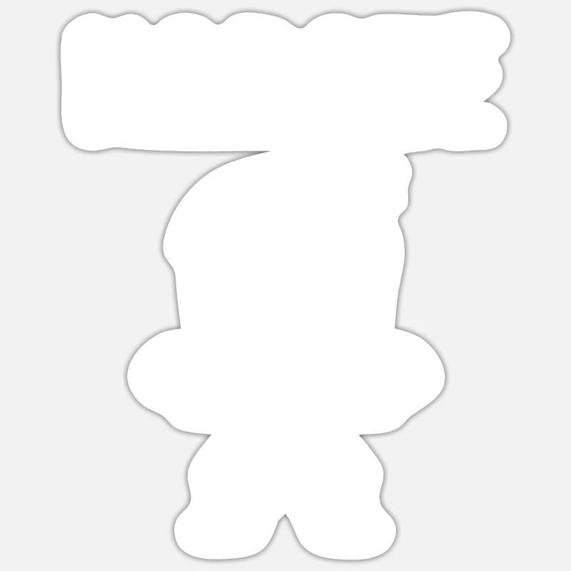 karate - Sticker size S (10 x 10 cm) - white matte