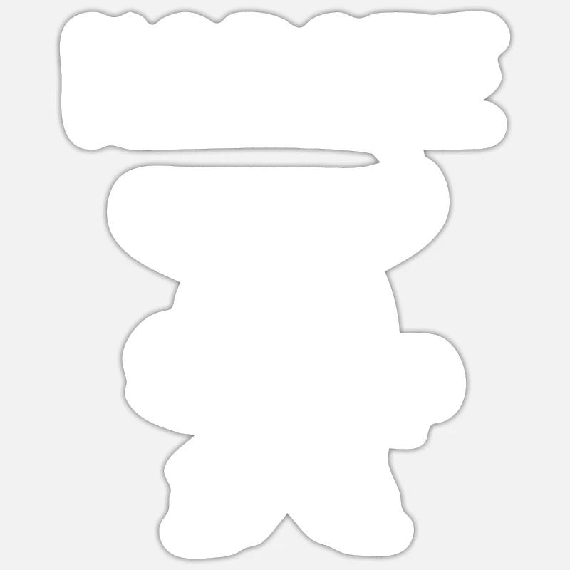 karate - Sticker size S (10 x 10 cm) - white matte