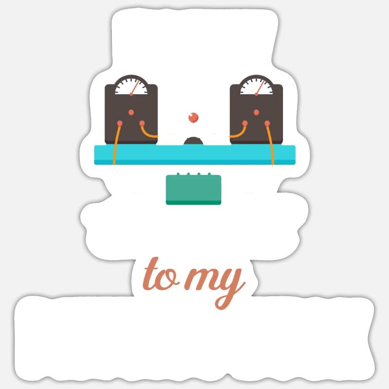 I am very committed to my physics book, Sticker size S (10 x 10 cm)