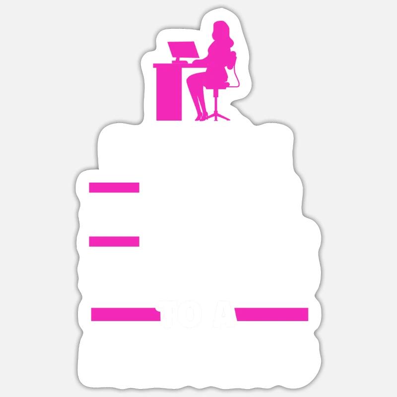 Sei Nett Oder Ich Schicke Dich Zu Einem Treffen Sticker Größe S (10 x 10 cm)