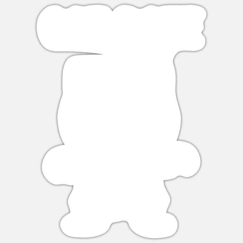 karate - Sticker size S (10 x 10 cm) - white matte