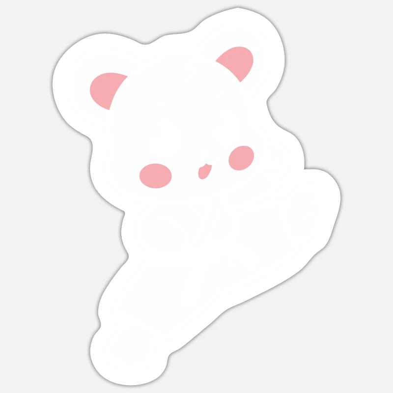 karate - Sticker taille S (10 x 10 cm) - blanc mat