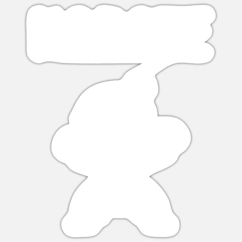 karate - Sticker taille S (10 x 10 cm) - blanc mat