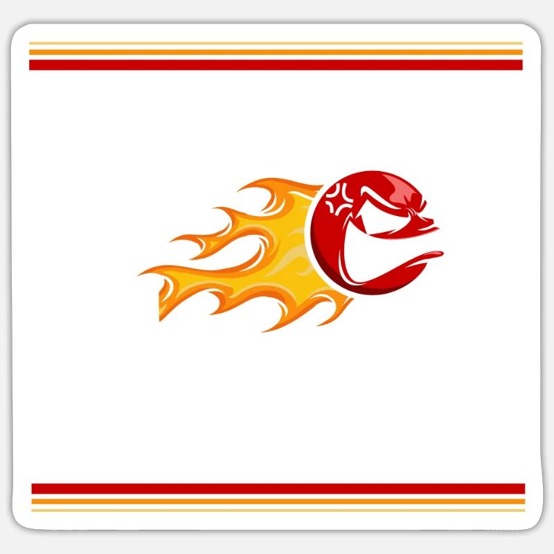 Wirf Schaum Oder Geh Nach Hause Prisonball Team Spiel Spieler Sticker Größe S (10 x 10 cm)