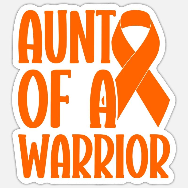 leukämiLeukämie Bewusstsein Blutkrebs Bekämpfung Sticker Größe S (10 x 10 cm)