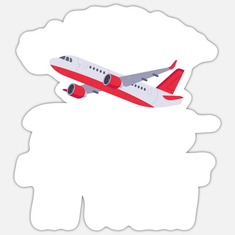 Ich Bin Wahrscheinlich Der Beste Flugbegleiter Sticker Größe S (10 x 10 cm)