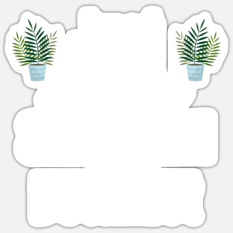 Nur Ein Weiterer Sexy Botaniker Mit Glatze, Sticker Größe S (10 x 10 cm)