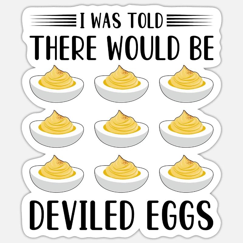 Devil's Egg Spell - Sticker size S (10 x 10 cm) - white matte