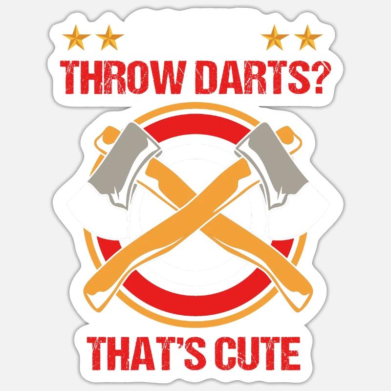 Axt Sticker Größe S (10 x 10 cm)