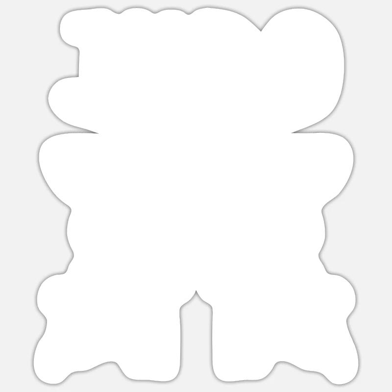 Judo - Sticker Größe S (10 x 10 cm) - Mattweiß