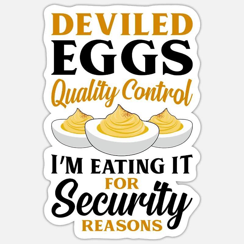 Devil's Egg Spell - Sticker size S (10 x 10 cm) - white matte