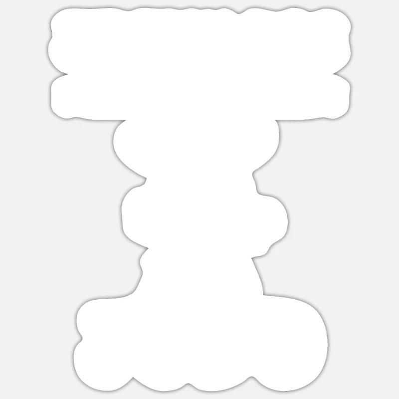 Judo - Sticker Größe S (10 x 10 cm) - Mattweiß