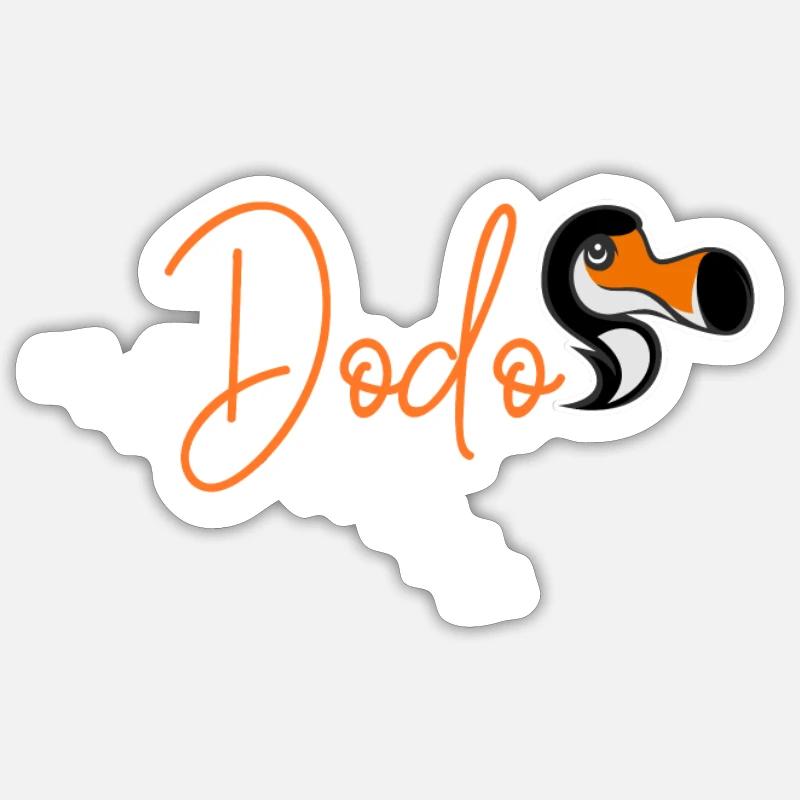 Dodo de l’île Maurice Sticker taille S (10 x 10 cm)