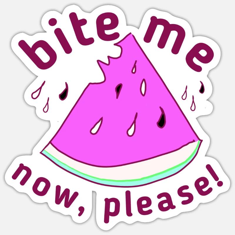 Pastèque Fruit Maritime Tendance Sticker taille S (10 x 10 cm)