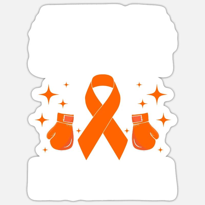 Leukämie Bewusstsein Blutkrebs Bekämpfung Sticker Größe S (10 x 10 cm)