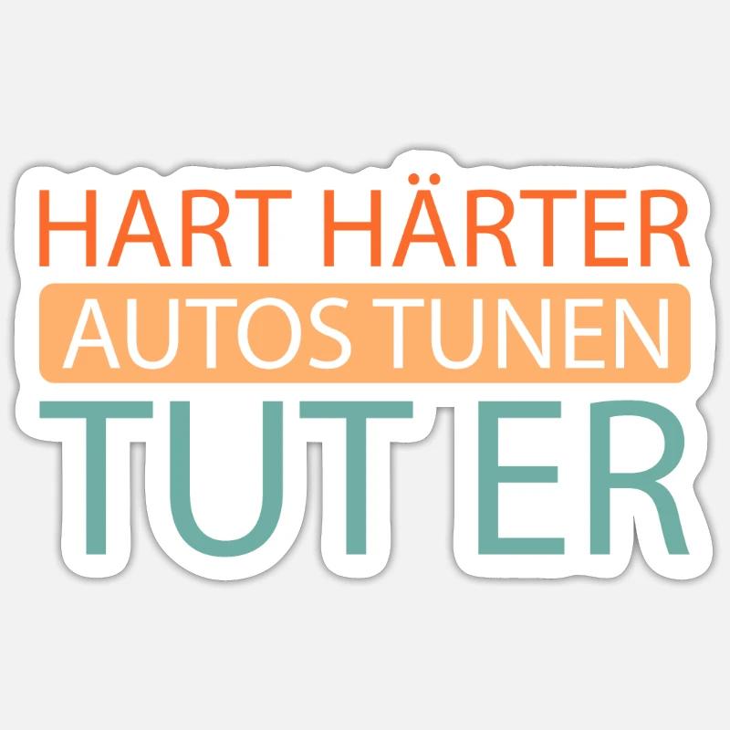 Screwdriver Tuning Tuner - Sticker size S (10 x 10 cm) - white matte