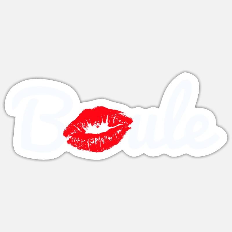 Petanque Boule Boule player - Sticker size S (10 x 10 cm) - white matte