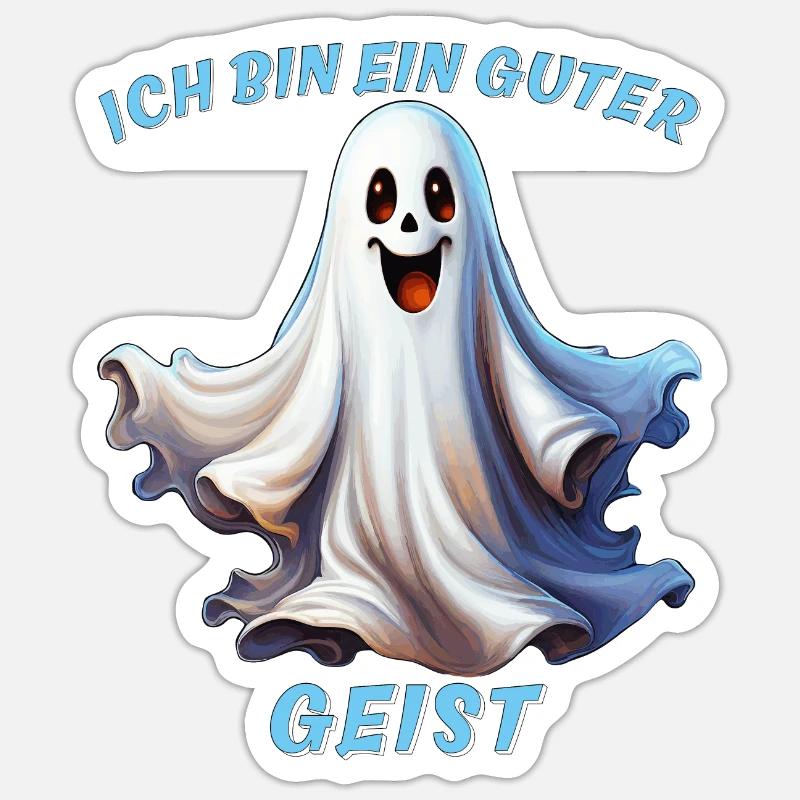 ICH BIN EIN GUTER GEIST - Sticker Größe S (10 x 10 cm) - Mattweiß