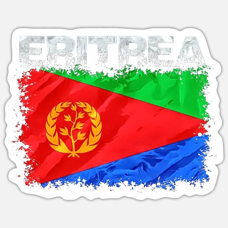 Eritrea Sticker size S (10 x 10 cm)
