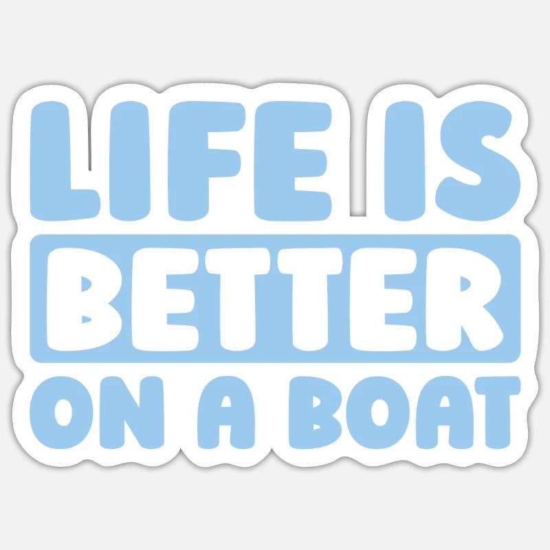 Cruise - Sticker size S (10 x 10 cm) - white matte