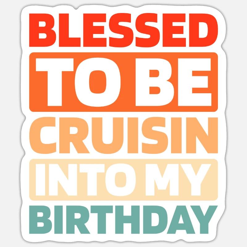 Croisière - Sticker taille S (10 x 10 cm) - blanc mat