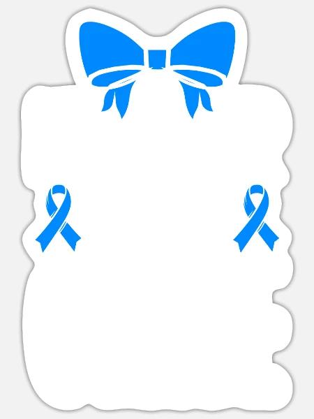 Alopecia Areata Bewusstsein Haarausfall - Sticker Größe S (10 x 10 cm) - Mattweiß