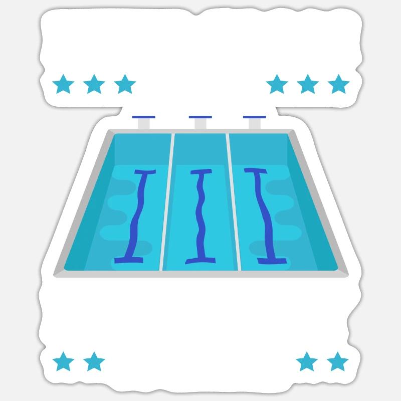 Pool Cleaner Keep Calm The Pool Guy Is Here Sticker Größe S (10 x 10 cm)