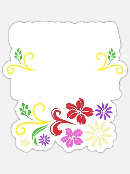 Latina Mutter Latino - Sticker Größe S (10 x 10 cm) - Mattweiß