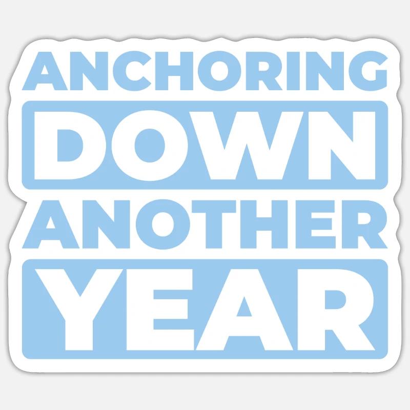 Croisière d’anniversaire à Kreuzfahrt - Sticker taille S (10 x 10 cm) - blanc mat