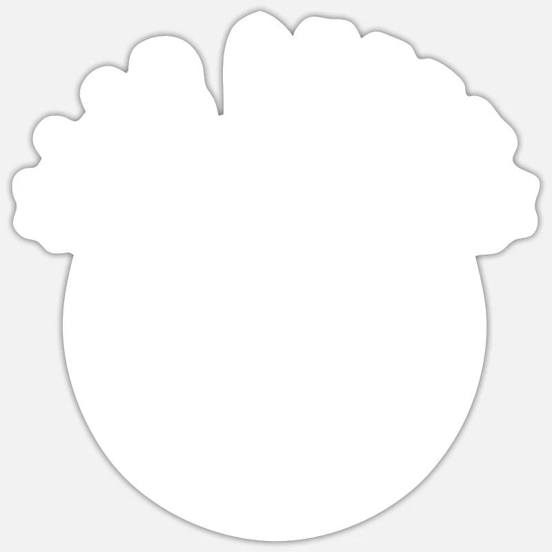 Lab Queen - Sticker size S (10 x 10 cm) - white matte
