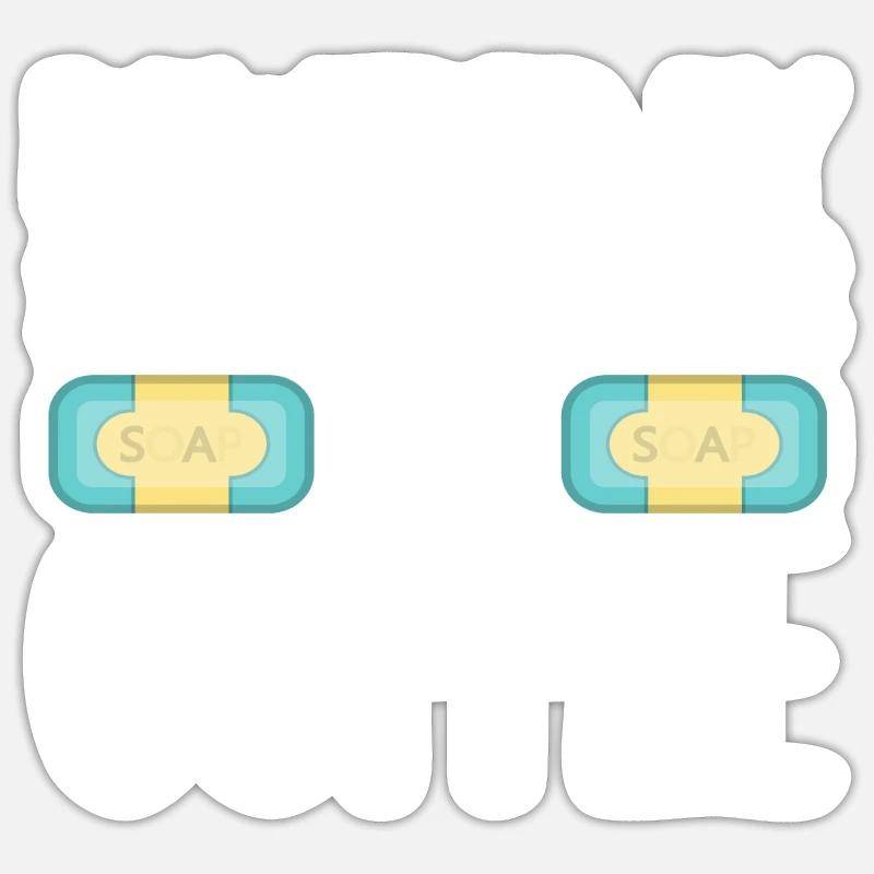 Soap Making Soap Maker - Sticker size S (10 x 10 cm) - white matte