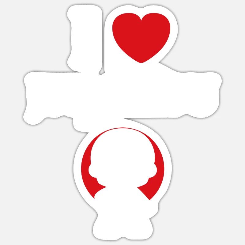 Jiu Jitsu - Sticker size S (10 x 10 cm) - white matte