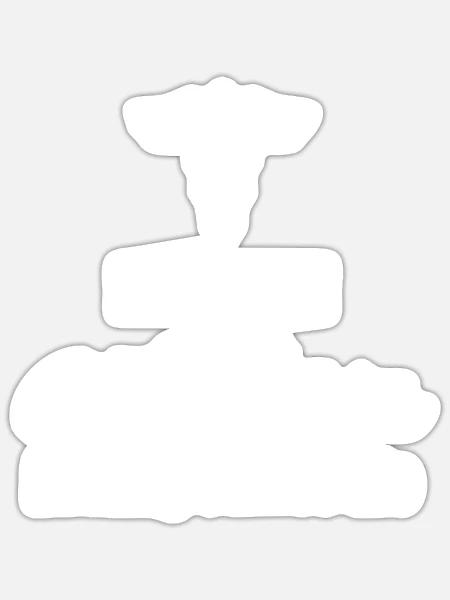 Ich Bin Vater Und Chiropraktiker. Nichts Macht - Sticker Größe S (10 x 10 cm) - Mattweiß