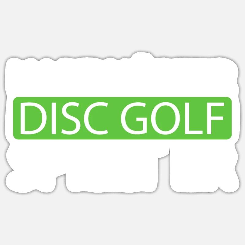 Frisbee Golf Disc Golf Sticker Größe S (10 x 10 cm)