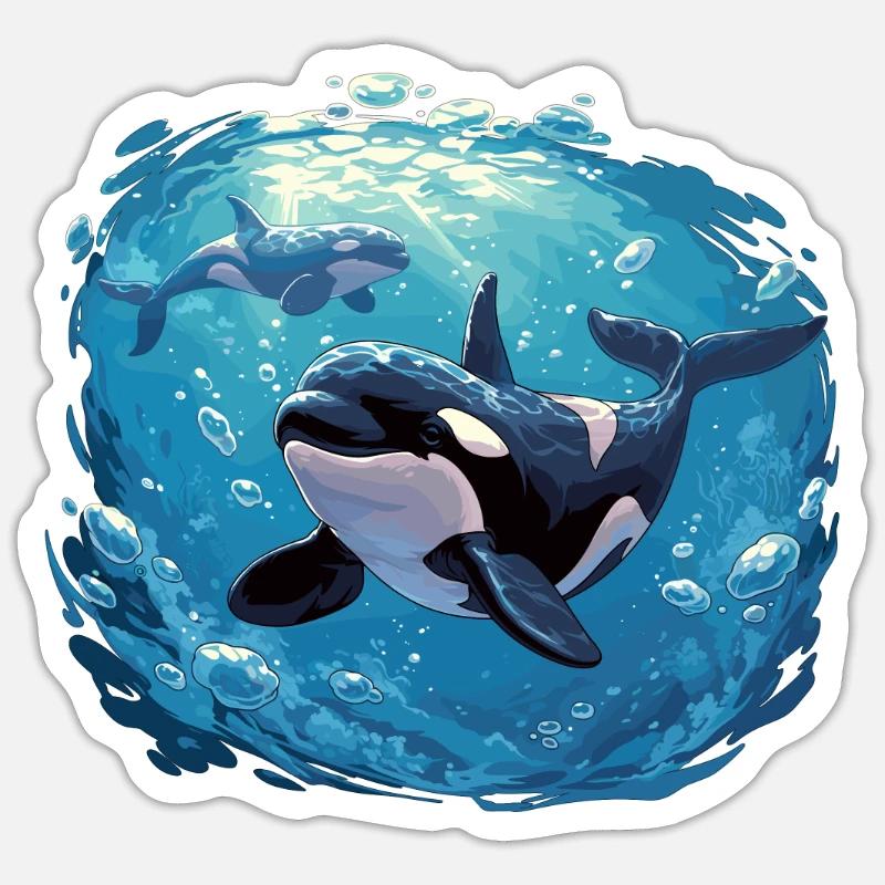 Sticker Größe S (10 x 10 cm) - 