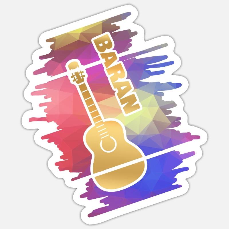 Baran - Sticker size S (10 x 10 cm) - white matte