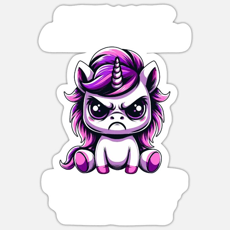 Bitte Nicht Ansprechen Ich Bin Wirklich Genervt Sticker Größe S (10 x 10 cm)