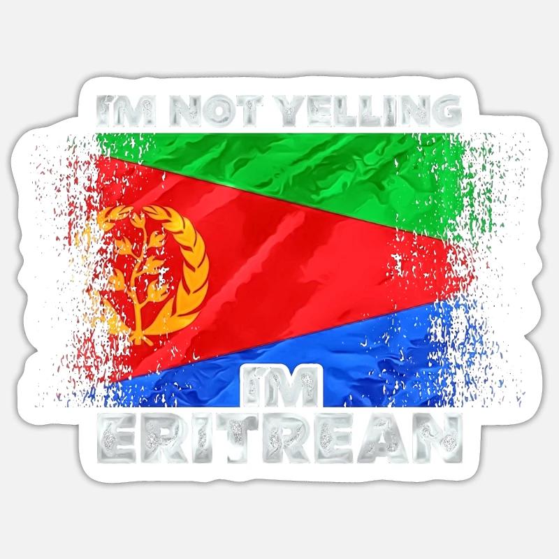 Eritrea Sticker size S (10 x 10 cm)