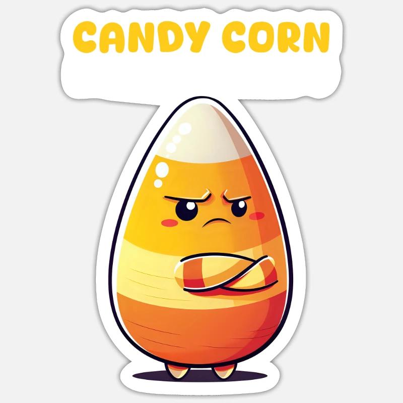 Candy Corn Candy Corn Hates You Too Sticker size S (10 x 10 cm)