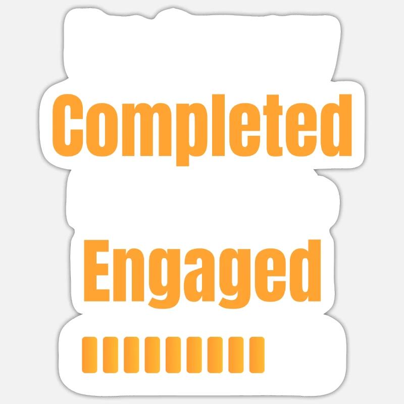 Eye surgery completed, Sticker size S (10 x 10 cm)