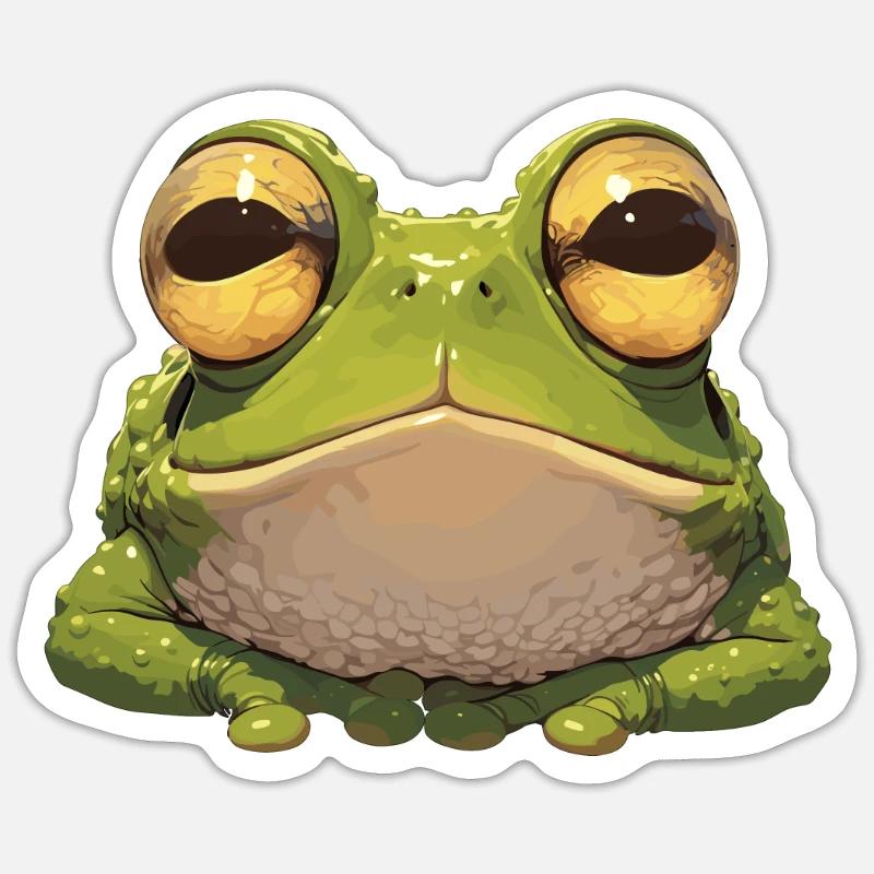 Toad Kröten Kröte Sticker Größe S (10 x 10 cm)