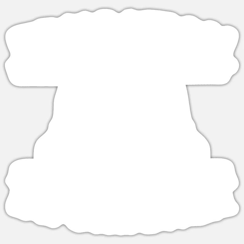 Baskets - Sticker taille S (10 x 10 cm) - blanc mat